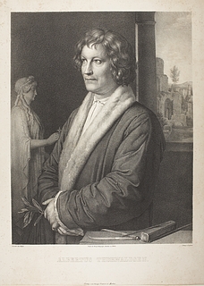 Portræt af Thorvaldsen