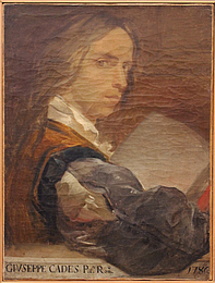Giuseppe Cades: Selvportræt, 1786