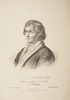 Portræt af Thorvaldsen