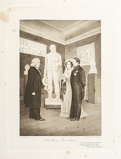 Christian 8. og Thorvaldsen