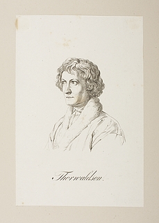 Portræt af Thorvaldsen