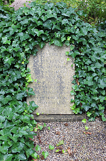 Gravmæle, N.C.L. Abrahams, Holmens Kirkegård, foto 2020