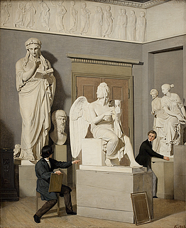 Julius Exner: Fra Kunstakademiets figursal, 1843, © Statens Museum for Kunst
