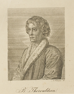 Portræt af Thorvaldsen