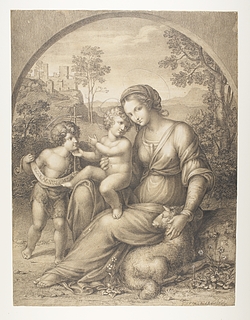 Maria med Jesusbarnet og Johannes