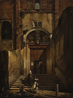 Sideopgangen fra Capitol til S. Maria in Aracoeli i Rom