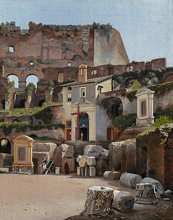 Det indre af Colosseum i Rom Det indre af Colosseum i Rom