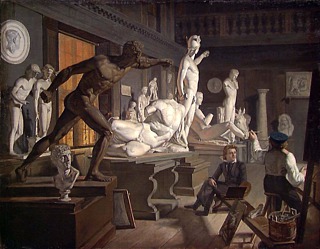 Knud Baade, Fra Kunstakademiet i København, 1827-1828, Natjonalmuseet, Oslo, inv.nr. NG.M.01589