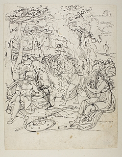 Scene fra Ossians digte