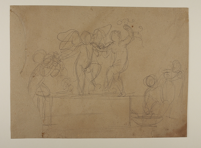 Amor og den unge Bacchus stamper druer, Høsten