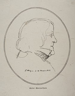 Portræt af Thorvaldsen