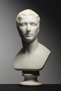 Thorvaldsen: Caspar Bartholin, marmor, 58 cm, privateje