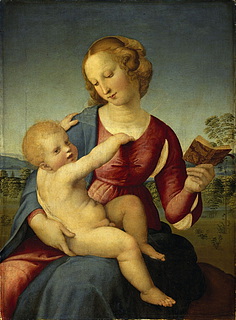 Raffaello Sanzio: Madonna Colonna, 1507-08 (Public domain, artbible.info)