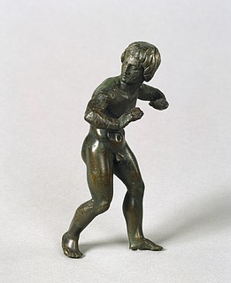 Statuette af en dansende (?) ung mand. Etruskisk
