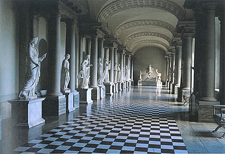 Stora galleriet i Kongl. Museum/Gustav III:s Antikmuseum efter rekonstruktionen 1992.