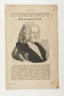 Portræt af Thorvaldsen