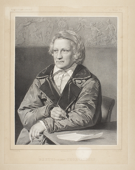 Portræt af Thorvaldsen