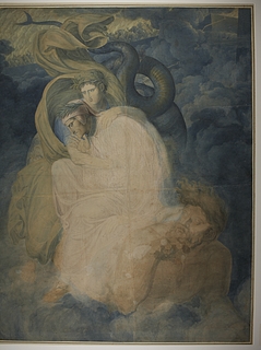 Dante og Vergil på uhyret Geryon