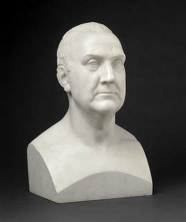 Thorvaldsen: Edward Pellew, marmor, 48 cm, Philadelphia Museum of Art, inv. no. 1996-67-1