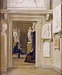 Ubekendt, Ung mand tegner blandt Thorvaldsens kunstværker, efter 1828, privateje
