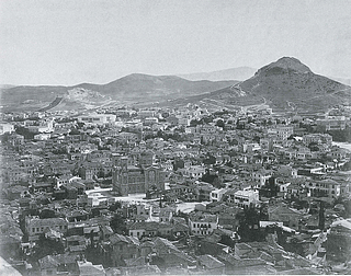 Felix Bonfils: Den centrale del af Athen, 1869-70
