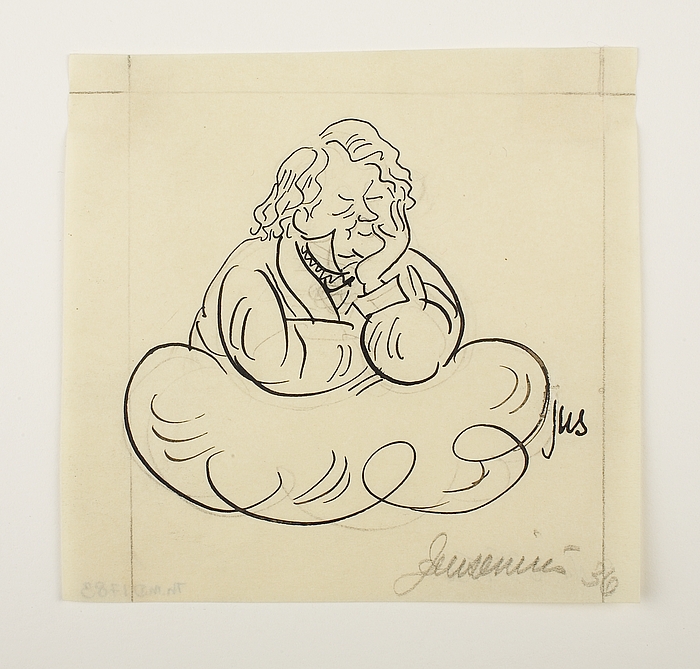 Karikatur af Thorvaldsen