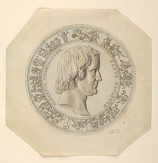 Portræt af Thorvaldsen. Dele af Alexander den Stores indtog i Babylon