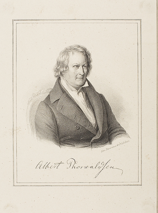 Portræt af Thorvaldsen