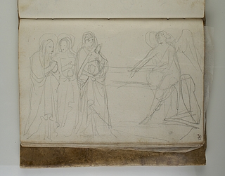 Kvinderne (de tre Marier) ved graven
