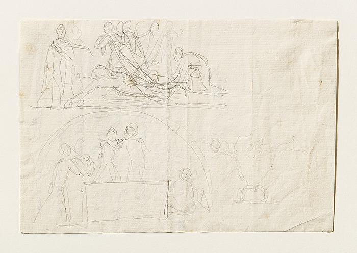 Amor og den unge Bacchus stamper druer, Høsten