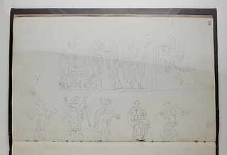 Gravmæle over Vaccà Berlinghieri. Psyche og Merkur. Urania, astronomiens muse. Thalia, komediens muse. Melpomene, tragediens muse. Kalliope, den episke poesis muse. Euterpe, musikkens muse