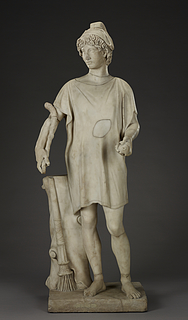 Unknown artist, Paris, marble, Roman, ca. 100-200 AD, restored in the 18th century, The J. Paul Getty Museum, inv. no. 87.SA.109.