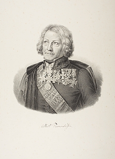 Portræt af Thorvaldsen