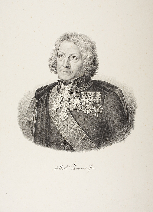 Portræt af Thorvaldsen