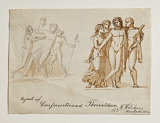 Bacchus og to fauner. Bacchus, Herkules og to kvinder