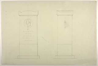 Gravmæle over August von Goethe, opstalter