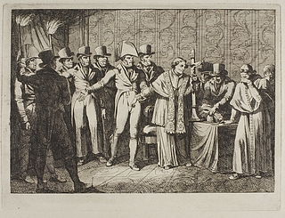 Pius 7. bortføres af de franske natten 6. juli 1809