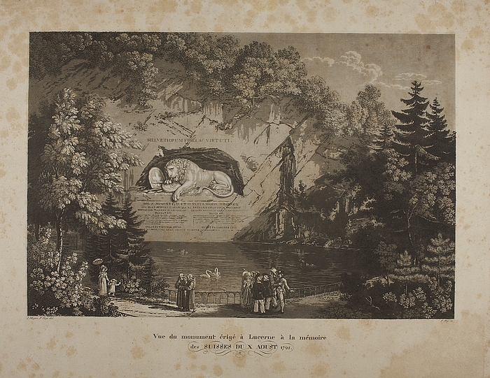 Døende løve (Schweizerløven) i Lucerne