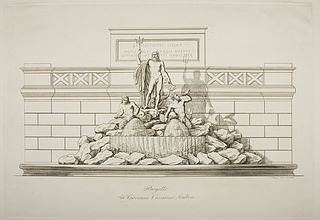 Fontæne med Neptun, to tritoner og delfiner