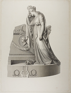 Monument over Vittorio Alferi