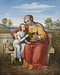 Sankt Anna lærer Jomfru Maria at læse