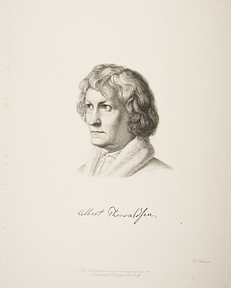 Portræt af Thorvaldsen