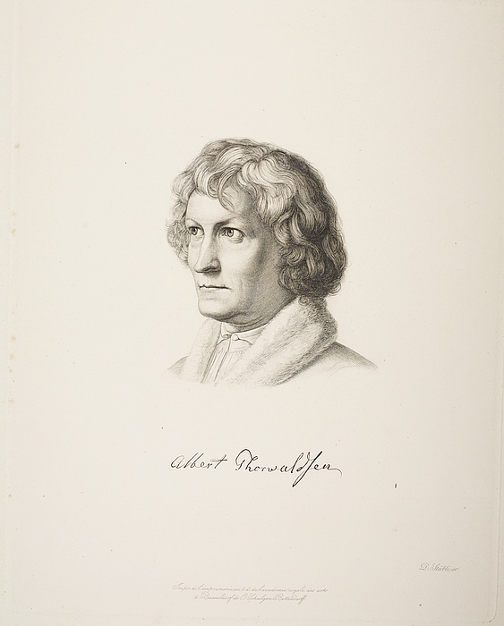 Portræt af Thorvaldsen
