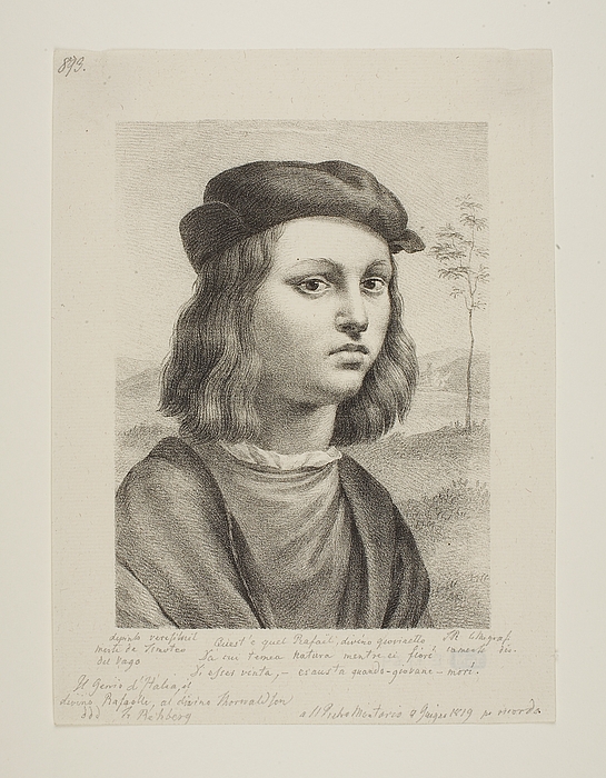 Ung mand, tidligere antaget at forestille Rafael