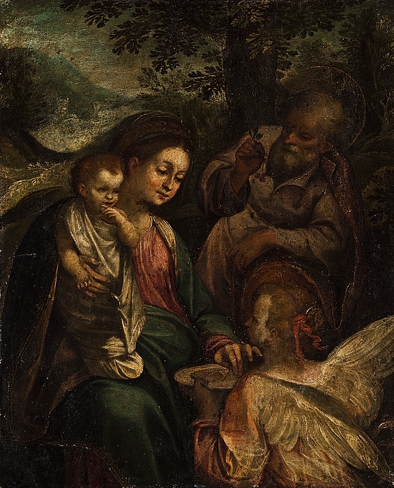 A halt during the Flight into Egypt B12 - Thorvaldsensmuseum