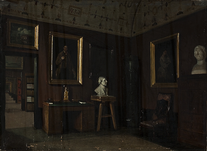 Rummet med Thorvaldsens møbler i Thorvaldsens Museum
