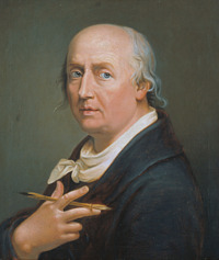 Johann Heinrich Wilhelm Tischbein, Selvportræt, c. 1810