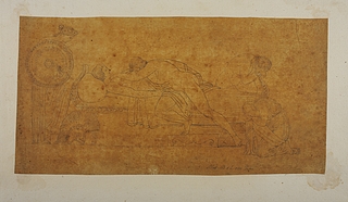 Thetis og Achilleus begræder Patrokles' død