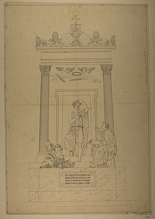 Monument over Eugène de Beauharnais, hertug of Leuchtenberg, første forslag