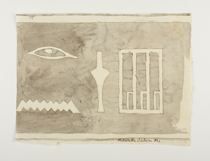 Hieroglyfindskrift, andet brudstykke fra bagside
